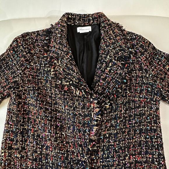 Lovers + Friends Full Length Tweed Coat - Picture 7 of 9